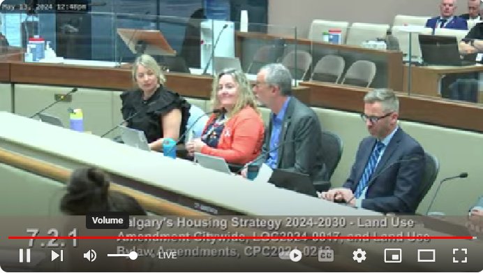 This @cityofcalgary Planning Admin lady claimed they didn't really hear mental health & quality of life issues. Says 'we heard what we heard' Did she miss the Sarah Popowich presentation & responses? And many more, like elderly gardeners? Wasn't LIFE QUALITY part of every NO?
