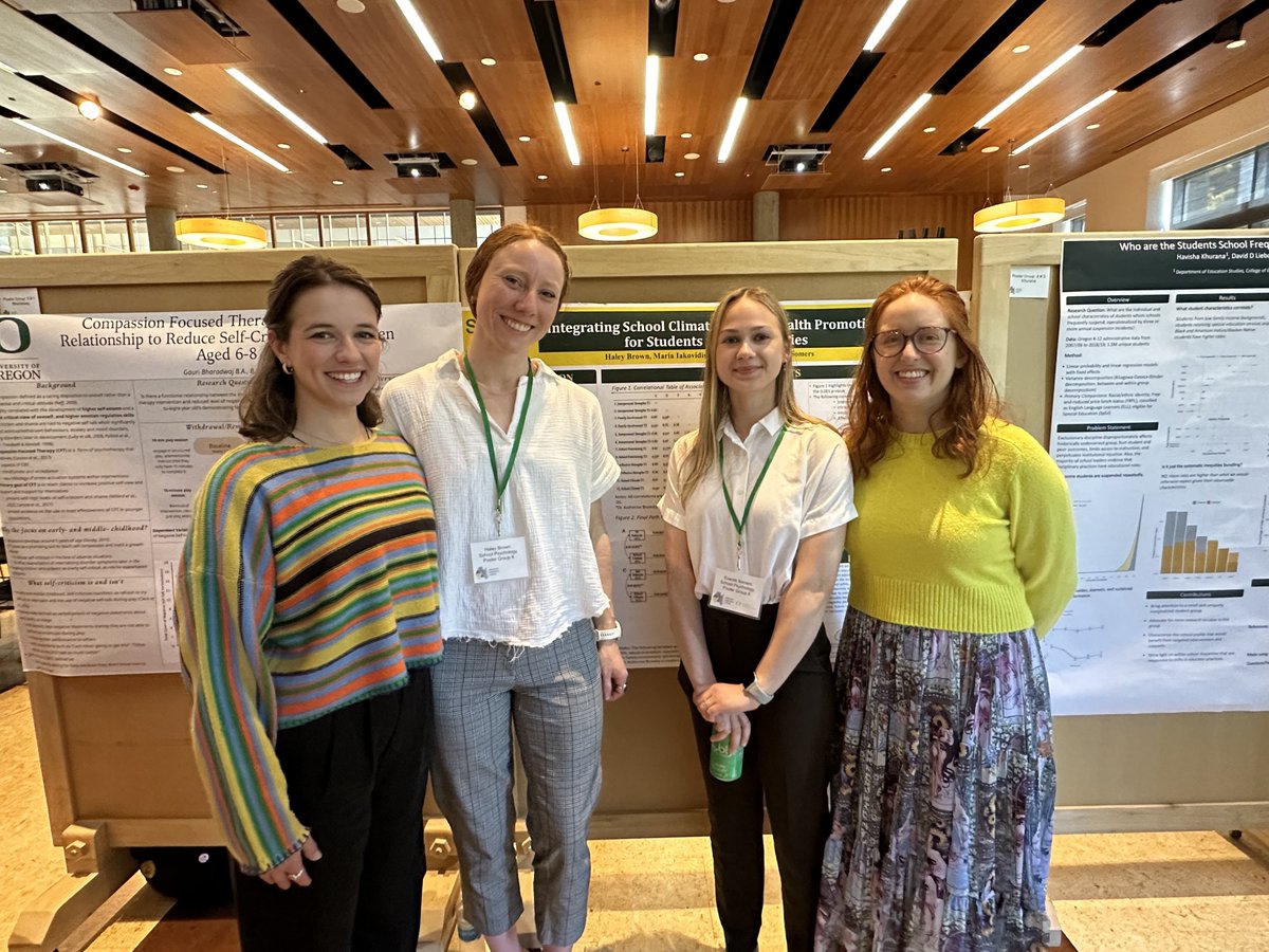 It was great to see COE students shine at the Graduate Research Symposium last week! Students from Prevention Science, School Psychology, Special Education, QRME, Counseling Psychology, and Educational Leadership were selected to share their research at this year's symposium.