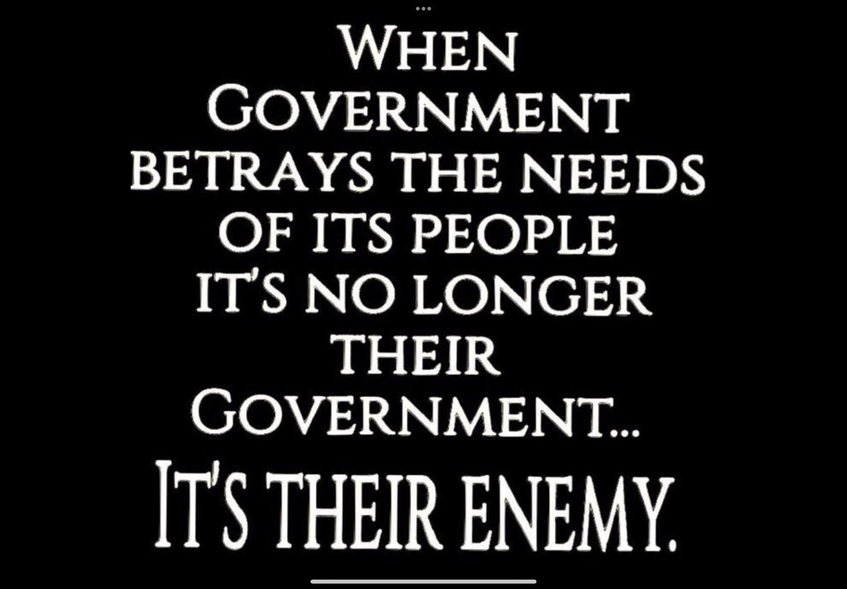 This current government is our enemy!