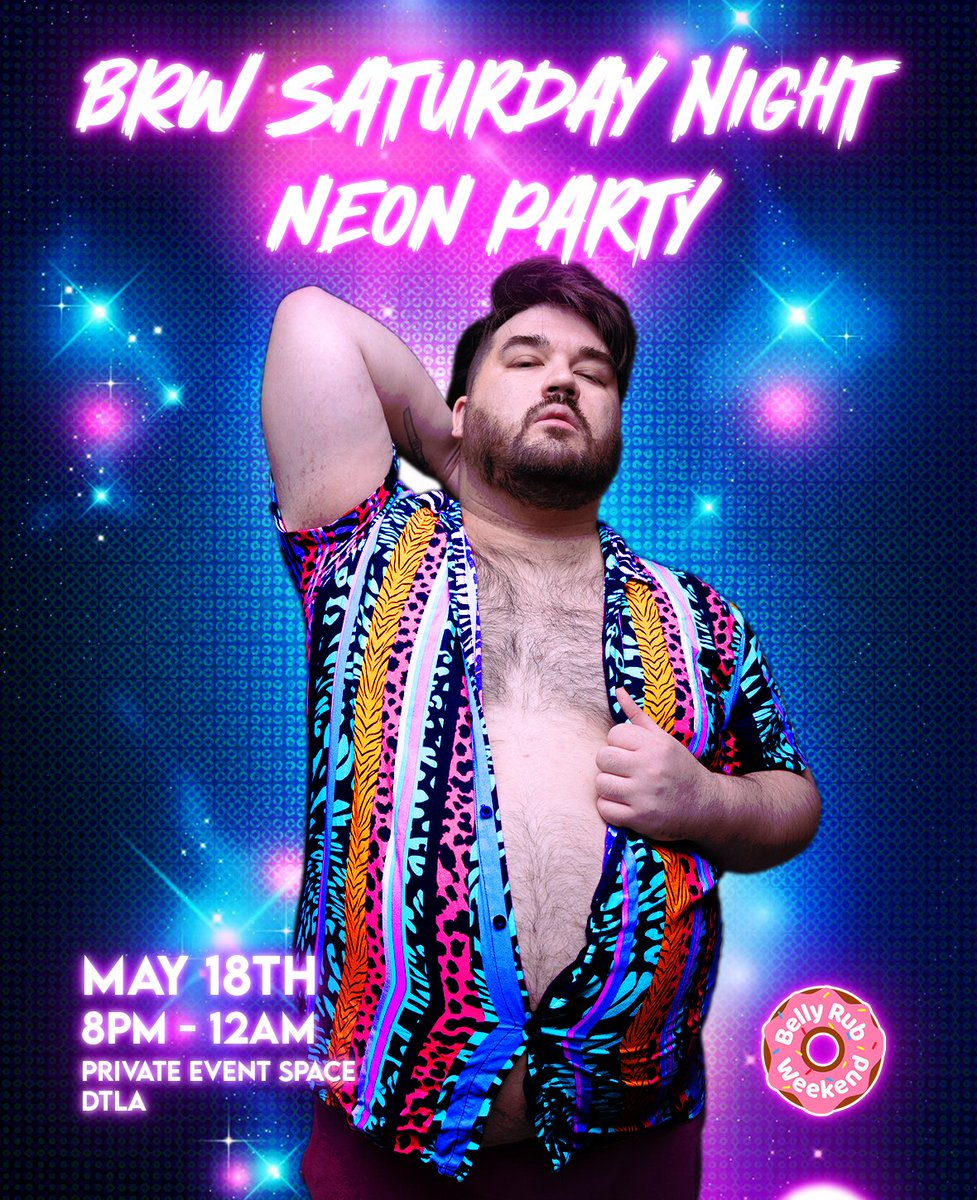 BellyRubWeekend's tweet photo. Missed registration?  No worries - you can still buy tickets for the Saturday Night Neon Party!  A limited number of tickets can be purchased before we party down on Saturday, May 18th.  

Link: https://t.co/WnrMZ6oHuV 

Address will be shared once tickets have been purchased. https://t.co/fo1XbIzNT7