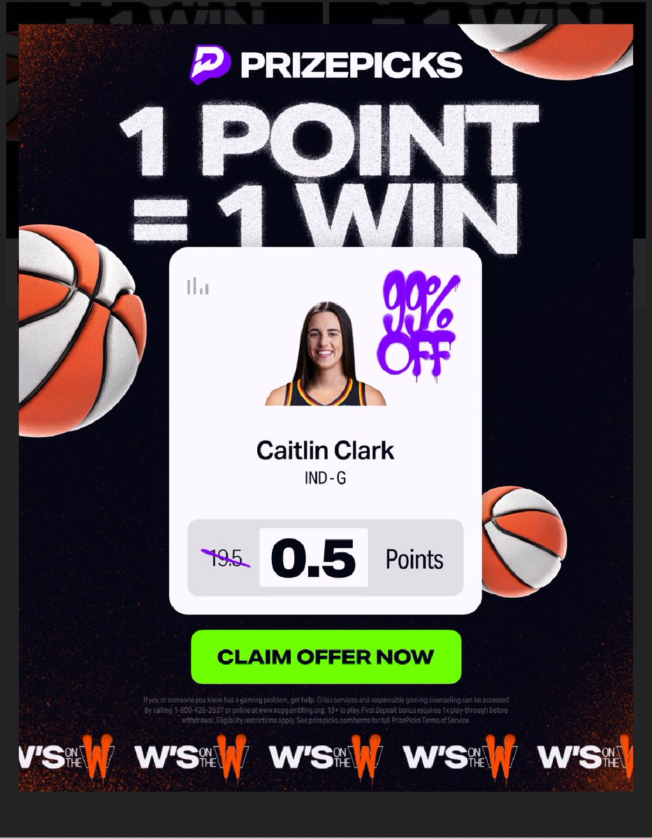 If Caitlin Clark scores ONE POINT tomorrow she’ll help secure your bread on @PrizePicks! Use my code 'JOEKNOWS' to double your first deposit up to $100! #prizepickspartner prizepicks.onelink.me/ivHR/JoeKnows