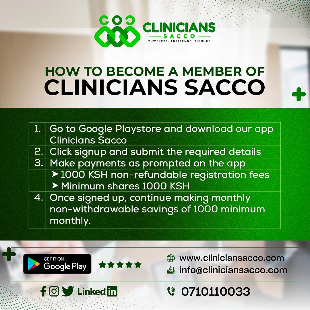 Clinicians Sacco Society Limited tweet media