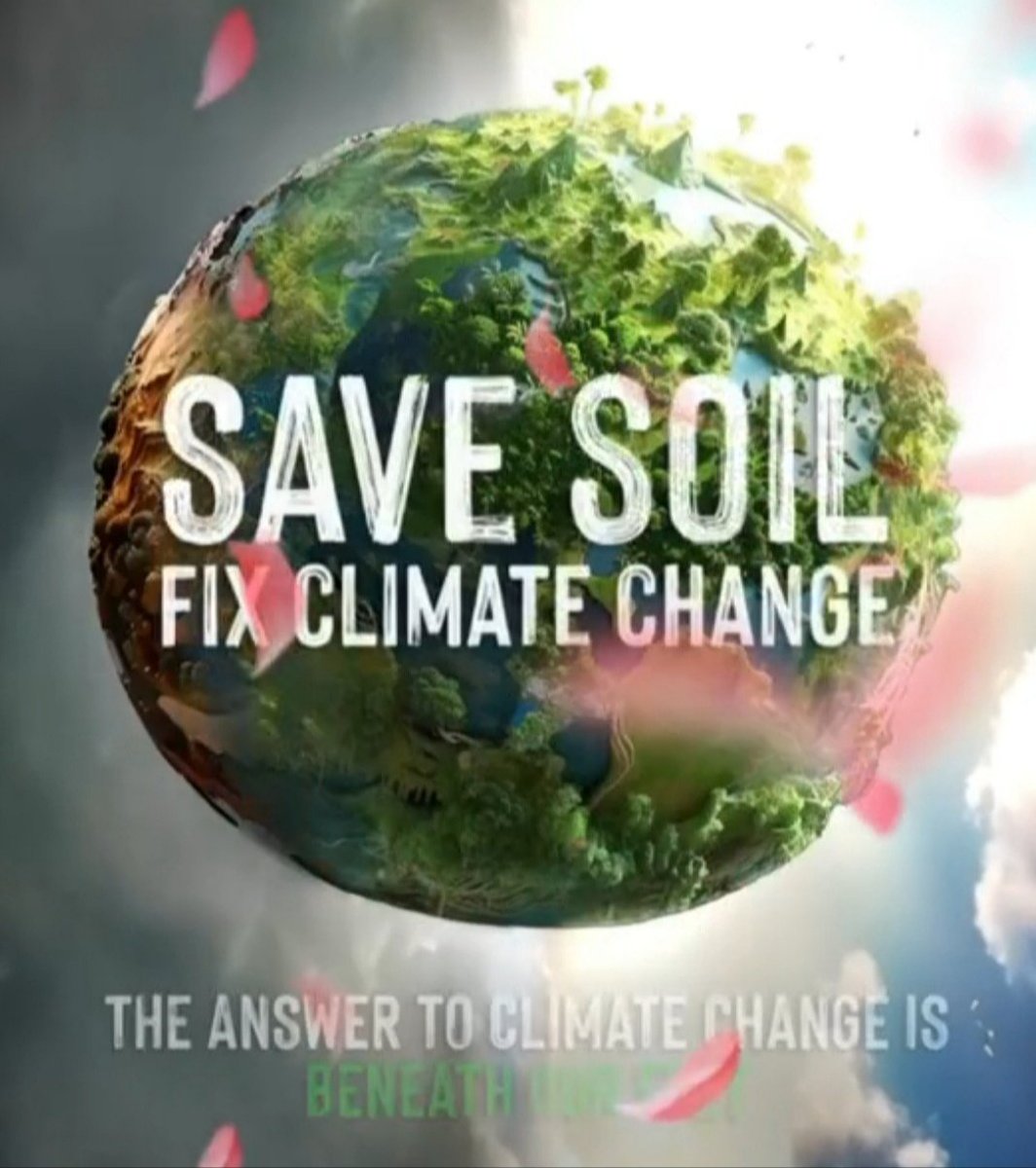 La risposta più veloce da attuare per mitigare il cambio climatico e le sue disastrose conseguenze è la rigenerazione del #Suolo.
savesoil.org
#ConsciousPlanet
#Campagna070
#FestivalSviluppoSostenibile
#GUARDIAMOALFUTURO
@Corriere 
@Radio3scienza