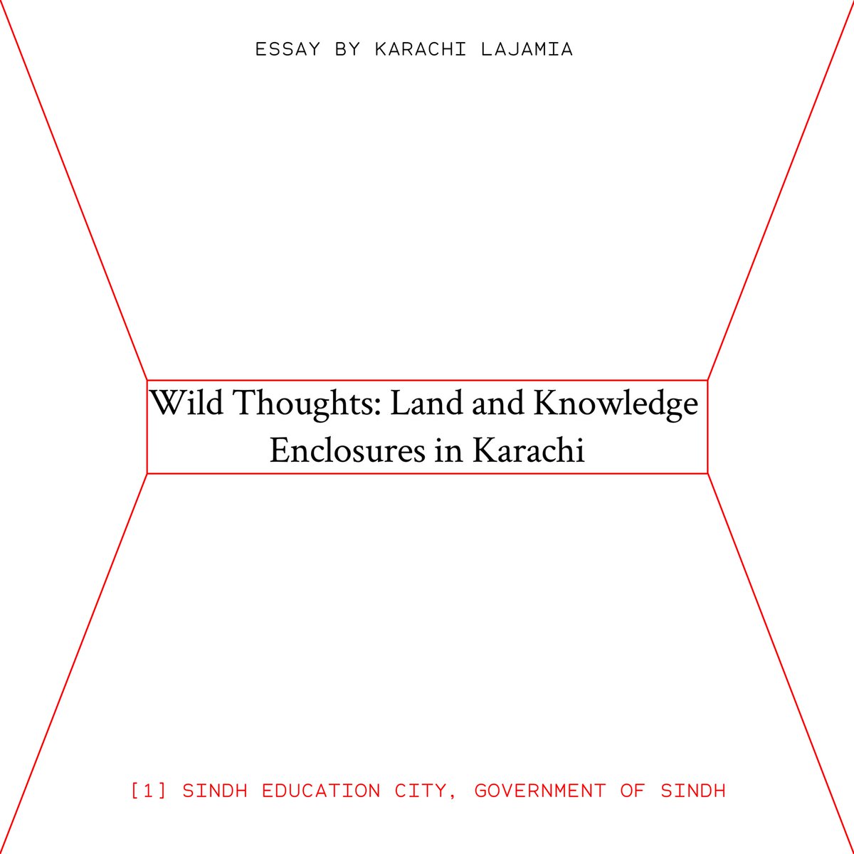 decolonialhackr's tweet photo. Karachi LaJamia (@shahanarajani &amp; @zmlkn) explores the interplay of education, visuality, and land accumulation in Karachi. https://t.co/Hvvendkhlq