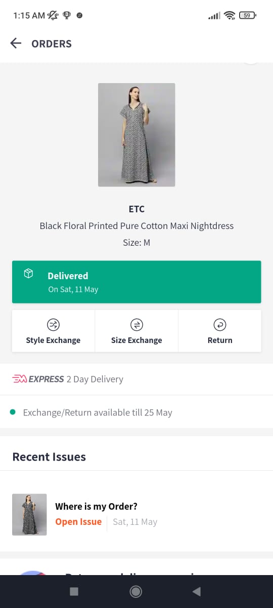 @MyntraSupport again I didn't receive the part of my parcel.Order ID # 1267163 11506631102301.
There is something seriously wrong with ekart logistics. This is the third incident .