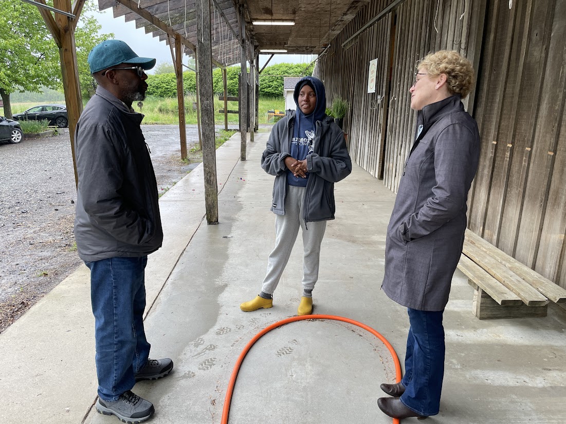 On Friday, I was back at @FarmerJawn_, a sustainable agriculture initiative and 2024 Community Project Funding Grant recipient. The $657,000 grant will help them cover costs for their new Workforce Development Education Center.