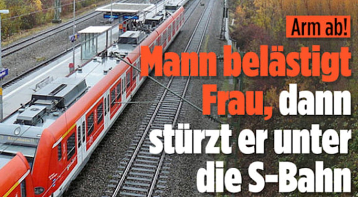 Spanndende Nachrichten aus #Stuttgart #BadenWürttemberg von heute. In einer S-Bahn hat ein 22-jähriger Dude aus #Tunesien eine 25-Jährige sexuell belästigt. Er wollte sie küssen & befummeln. 

Helfer kamen hinzu & dann ging es vor die Tür. Da rangelte der #Tunesier mit den