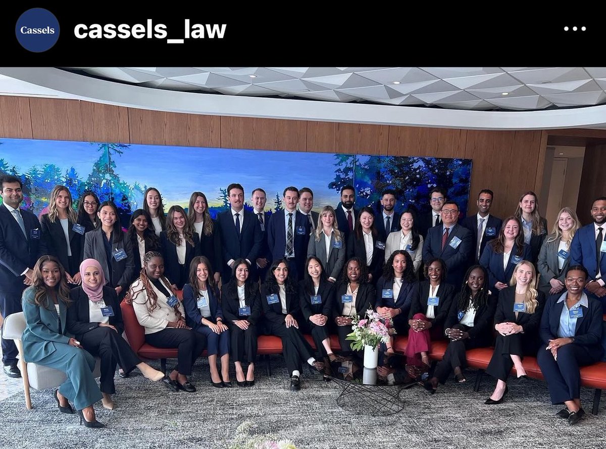 So proud of @JessaMeyer2 who is in Toronto with 36 other young/future lawyers beginning their career and profession this summer with Cassels Law. What an amazing experience & opportunity, as a result of your dedication, commitment, hard work & passion! #ProudDad