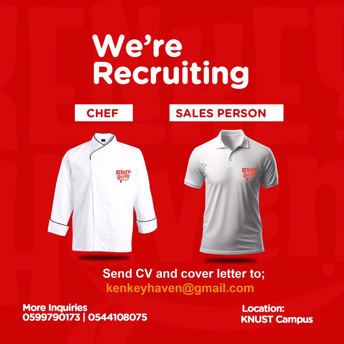 maskhid1's tweet photo. Chale you dey around KNUST campus weh u dey want some hustle do aa mke you no stress cos @kenkey_haven dey recruit chefs then sales persons mke them come boom the business give them🔥….. mke y’all look sharp
#BRAG #LyricalJoe #Dremo #Ambandi https://t.co/AekkJGryKW