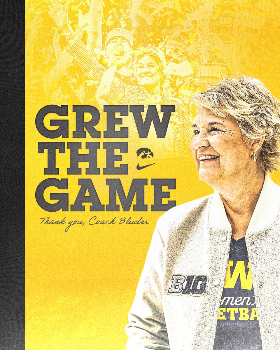Basketball Icon. Legendary Leader. All-Time Great. Lisa Bluder announces retirement. #Hawkeyes