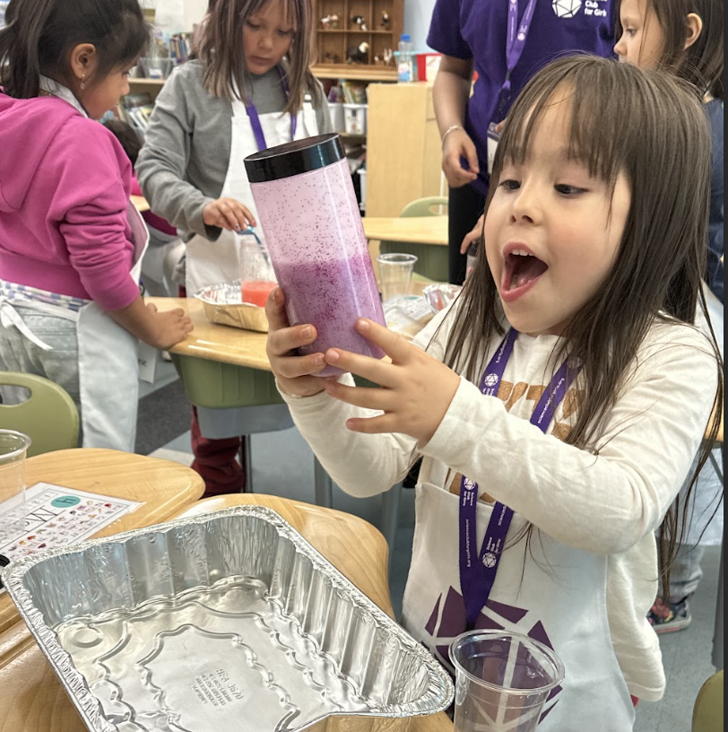 Check out these photos of our East Somerville Community School participants who recently explored density in liquids and created their own lava lamps using oil, water, food coloring, and aspirin tablets!