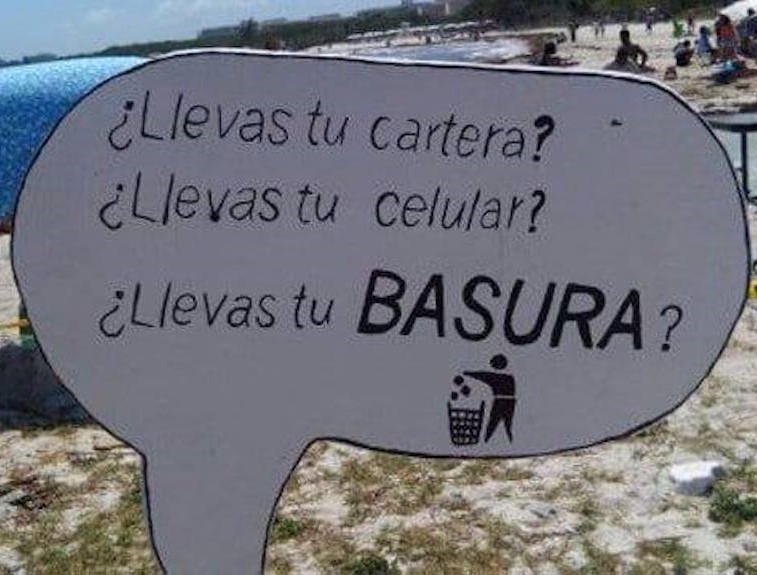 ¿Llevas tu basura? 🤔