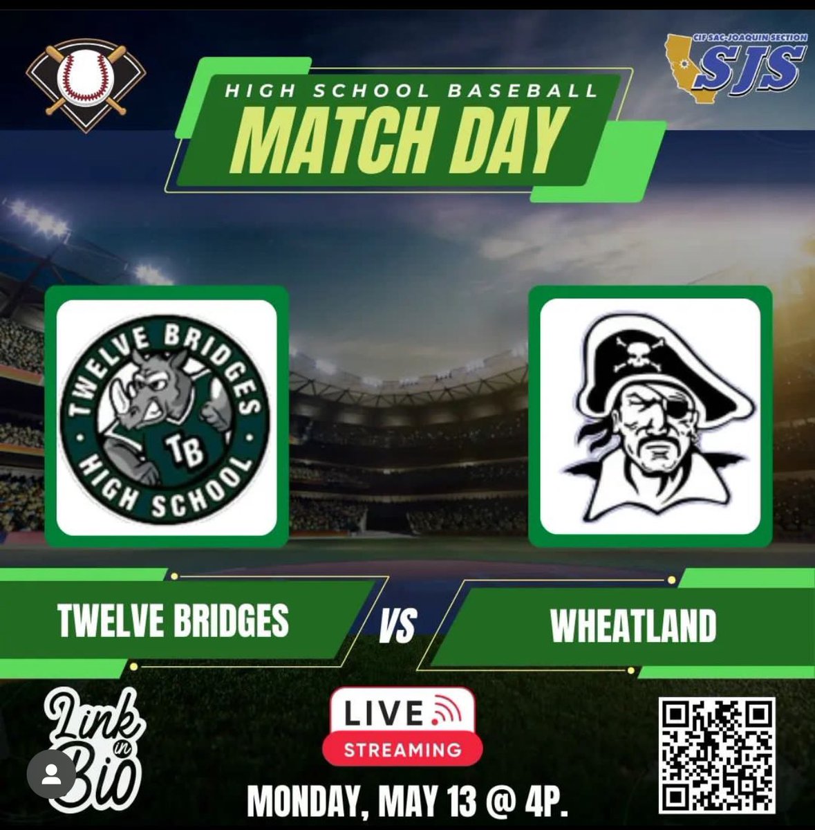 TBHS_Baseball's tweet photo. O F F I C I A L L Y • G A M E • D A Y 

Rhinos head to Wheatland today for game 1 of Semi’s. LET’S GOOOO RHINOS! 

⏰ 4 PM
📍 WHEATLAND HS
📺 WATCH LIVE VIA GAME CHANGER https://t.co/fEMkBnMtXu