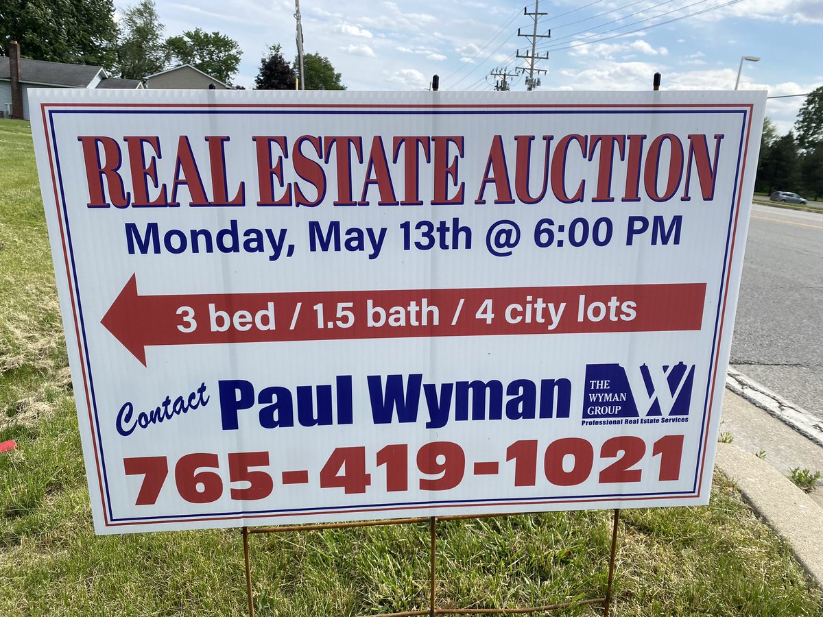 1104 S Goyer Rd - bidder registration starting at 5pm and Auction at 6pm - come on over! #bidhighbidoften. <a href="/TheWymanGroup/">The Wyman Group</a> <a href="/ShellyWyman/">Shelly Wyman</a> #bidhighandbidoften