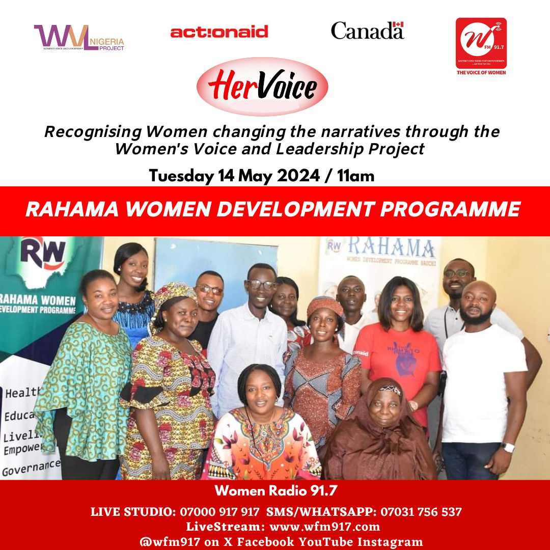 HerVoice: Spotlighting 5 years of change under the WVL-Nigeria Project. Listen on Women Radio 91.7 or livestream wfm917.com on Tuesday 14 at 11am