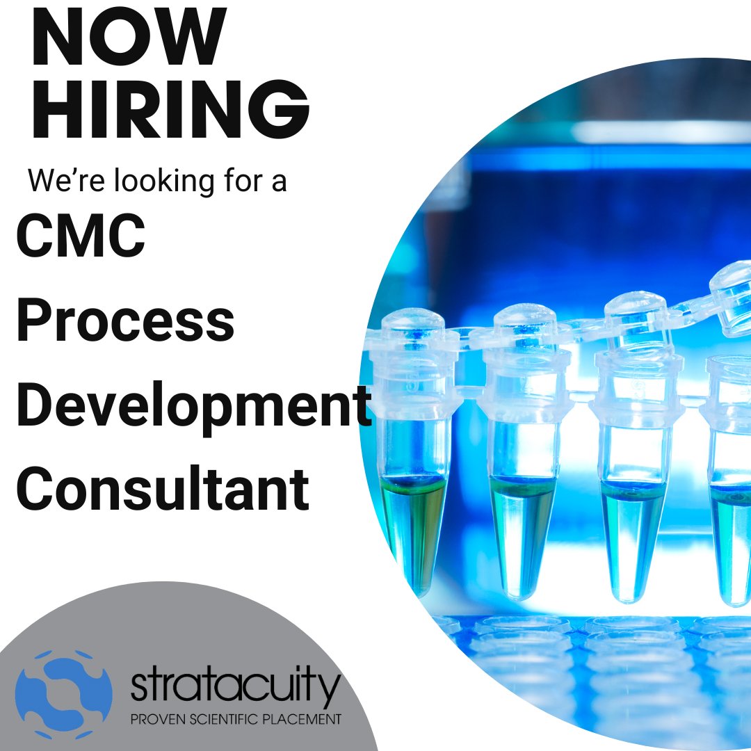 stratacuity's tweet image. 🌟 Career Opportunity🌟 This is a pivotal role focused on managing vendor collaborations, leading drug substance development (oligo experience a plus), Apply below 🚀
stratacuity.com/job/2023623_us…
#cmc #processdevelopment #nowhiring #bostonjobs #norest