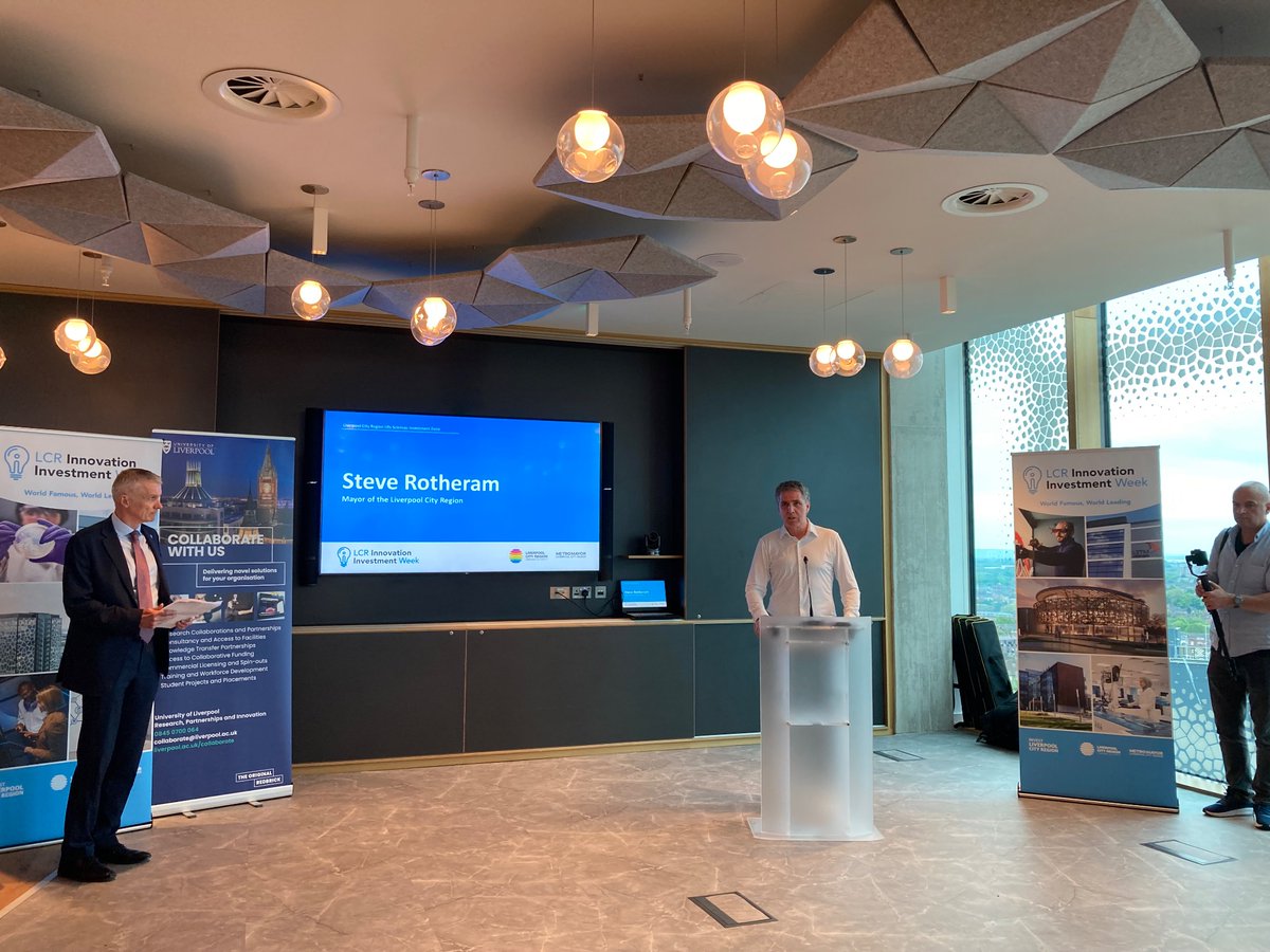 Ambitious and positive messages from Metro Mayor on the new LCR investment zone. Creating prosperity and opportunity for families and young people in our city. <a href="/LivUniResearch/">Research at University of Liverpool</a>