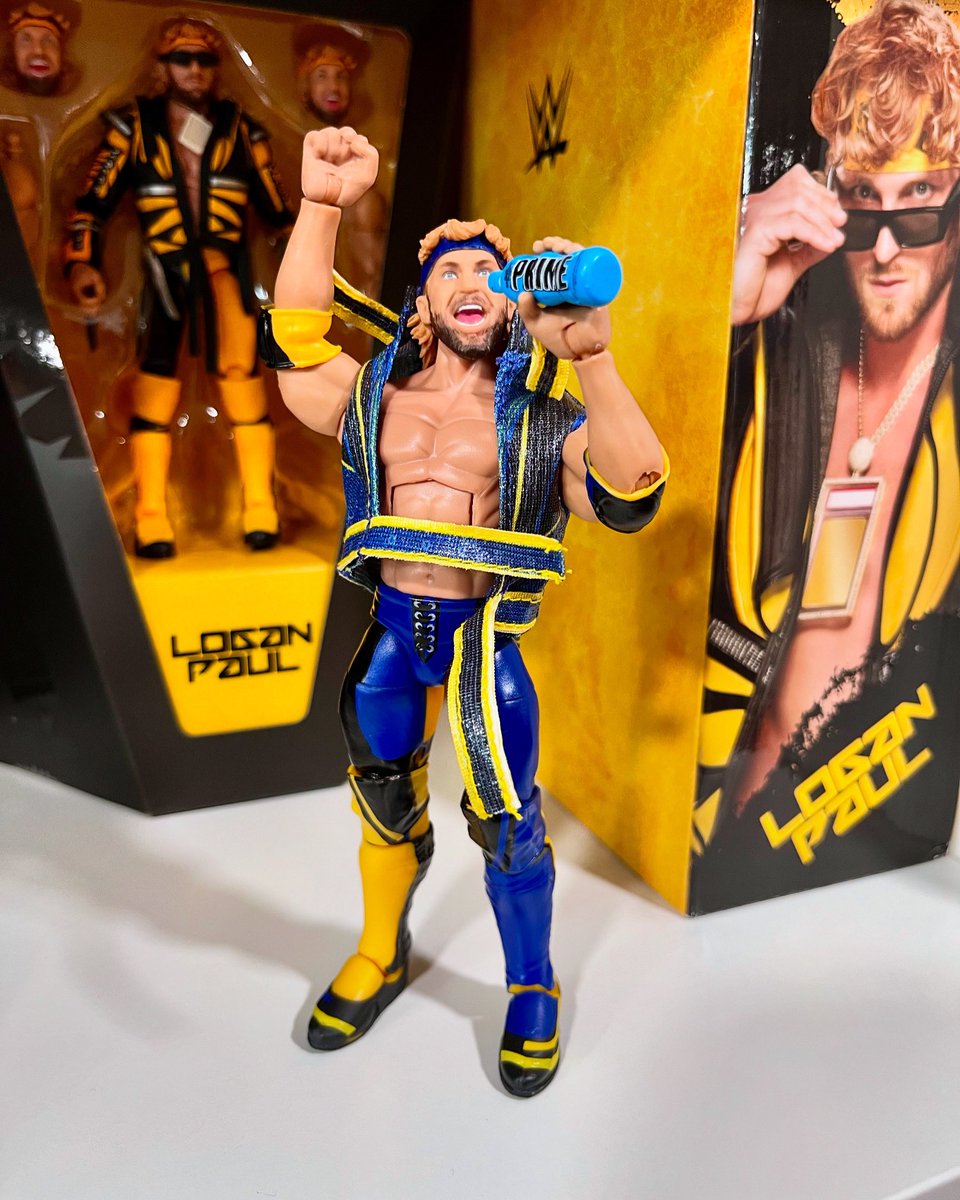 Love the new Logan Paul Elite and I hope we get more @drinkprime flavors in figure form!

Join Whatnot @ WHATHEEL.com & get $15 to use!

#figheel #casefreshpod #actionfigures #toycommunity #toycollector #wrestlingfigures #wwe #aew #njpw #tna