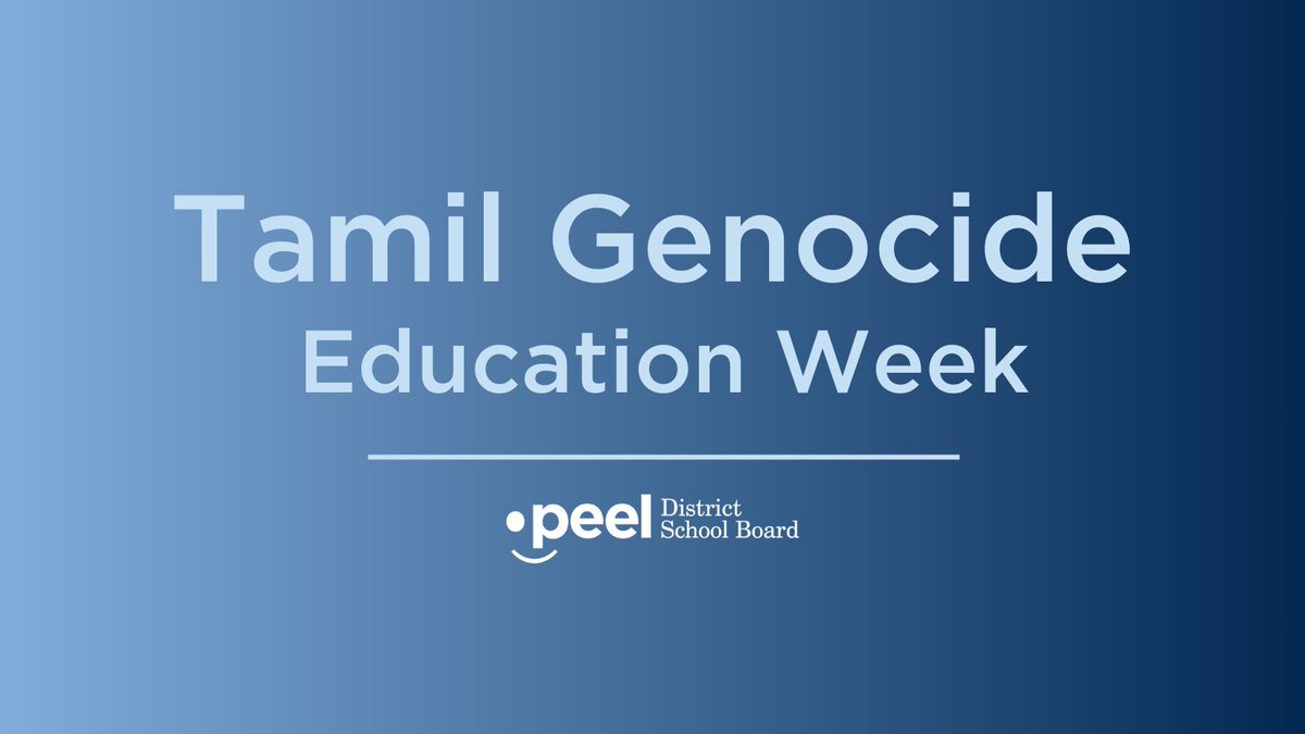 During Tamil Genocide Education Week, we remember and honour the thousands of lives lost during the genocide. Together, we raise awareness about genocide to act for active peace in the world.