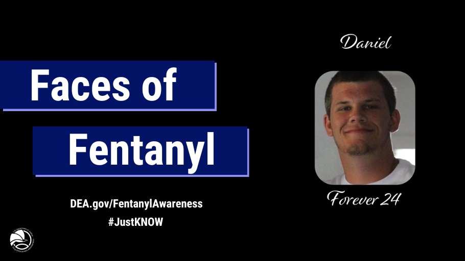 #DYK Fentanyl is 50x more potent than heroin. Join DEA in remembering those lost from fentanyl poisoning by submitting a photo of a loved one lost to fentanyl. #JustKNOW dea.gov/fentanylawaren…