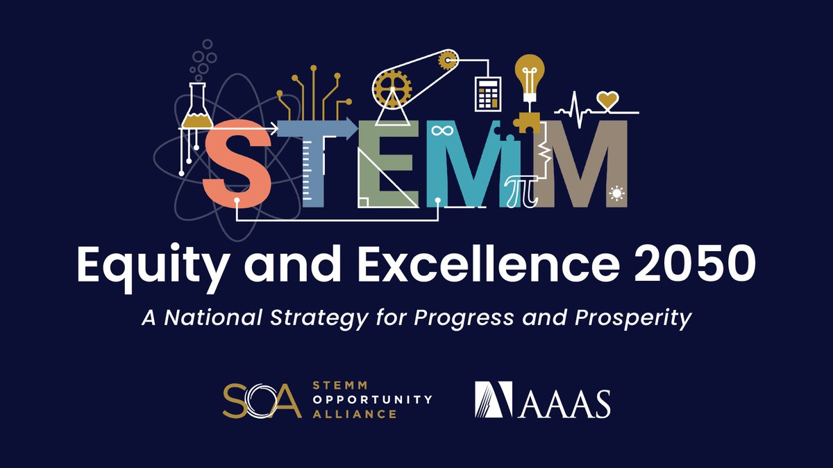 SciPolNetwork's tweet image. We&apos;re thrilled to be one of 200+ @SOA_2050 partners aligning efforts under the new national strategy for STEMM equity and excellence. Learn more about how these groups are collaborating to achieve equity in STEMM by 2050: stemmopportunity.org/national-strat…

#STEMMForAll