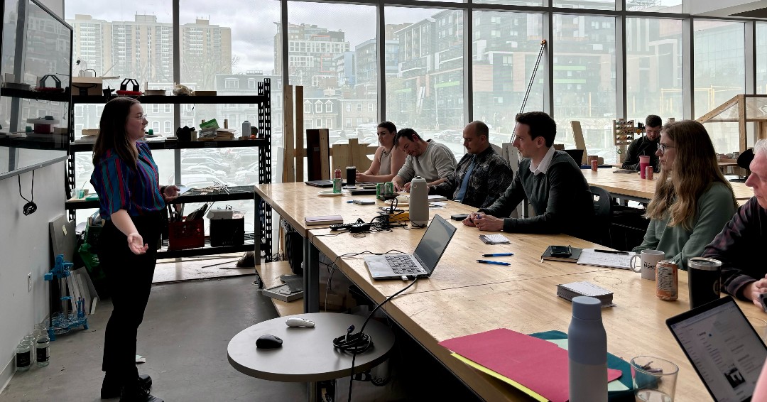 dalideahub's tweet photo. We are so impressed with the progress our Fall ideaBUILD Cohort is making with the development of their #prototypes. On Friday we welcomed our ten ventures and panel of experts for #PrototypeDay where we heard from each founder and saw the advancements they have made. https://t.co/4nj0gcv6jH