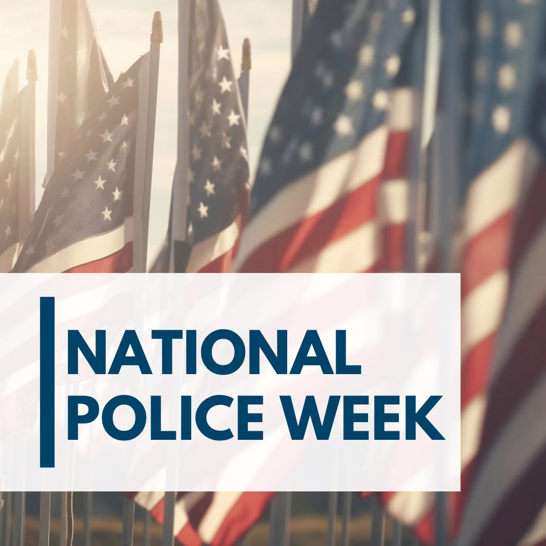 In recognition of National Police Week, we honor and remember those who have lost their lives in the line of duty. 

#NationalPoliceWeek #peaceofficersmemorial #peaceofficersmemorialday #policeweek #thankyou #thinblueline #honorandremember