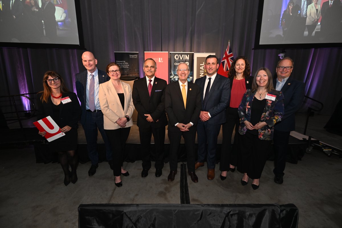 YorkUniversity's tweet photo. York University, in partnership with Centennial College, has received $1.5M in funding through the Ontario Vehicle Innovation Network to support the development of smarter &amp; more sustainable transportation technologies. Learn more: https://t.co/ddwI696mn7 | #YorkU @CentennialEDU https://t.co/w9NXFOhW9n