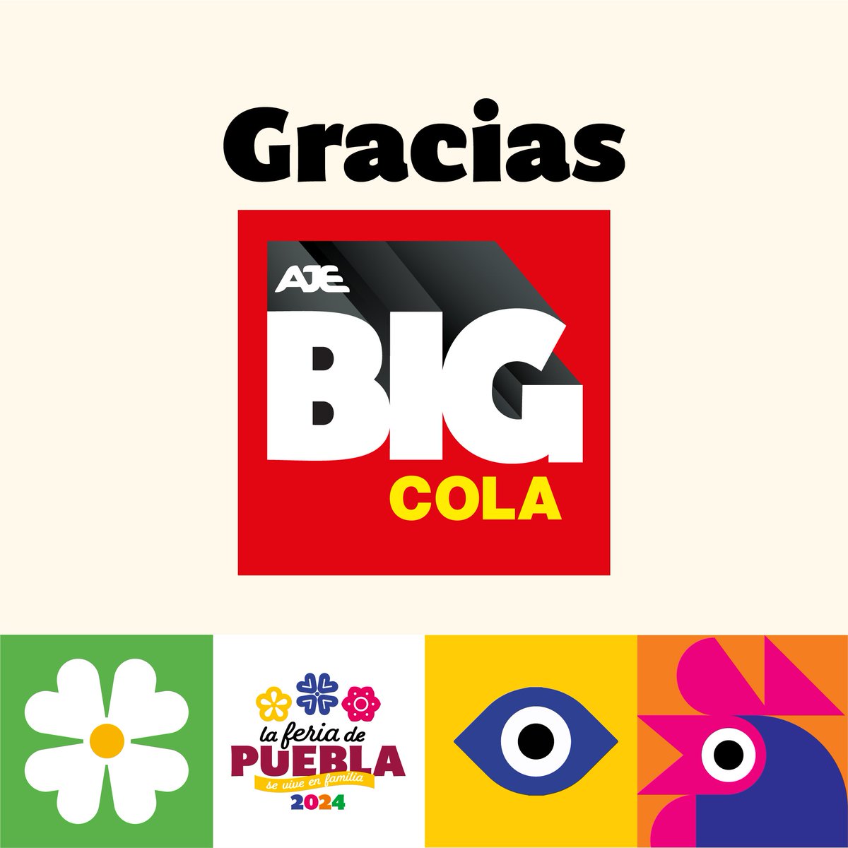 😋 Gracias Big Cola, por ser patrocinador oficial de la Feria de Puebla 2024. 🥃 ¡Juntos compartimos experiencias en grande! #FeriadePuebla2024