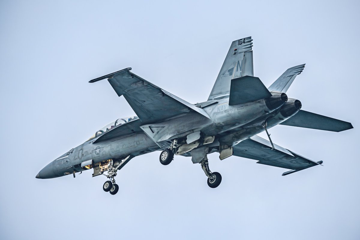 Dang, these F/A-18F images came out pretty darn sharp! I used a bit of noise reduction! Hope “X” won’t downsample them much! It was cloudy, yet the aircraft was thankfully below them. 📷: Nikon D500 and Nikon 500mm f/4E FL lens, 1/3200th sec. f/7.1 at ISO800! 📸: Patrick Smith