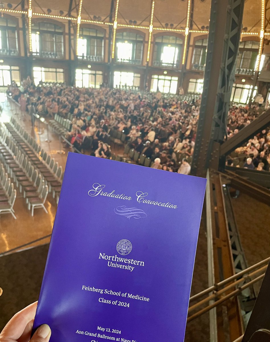 Celebration vibes are filling the Aon Grand Ballroom as we prepare to honor the @NUFeinbergMed Class of 2024!