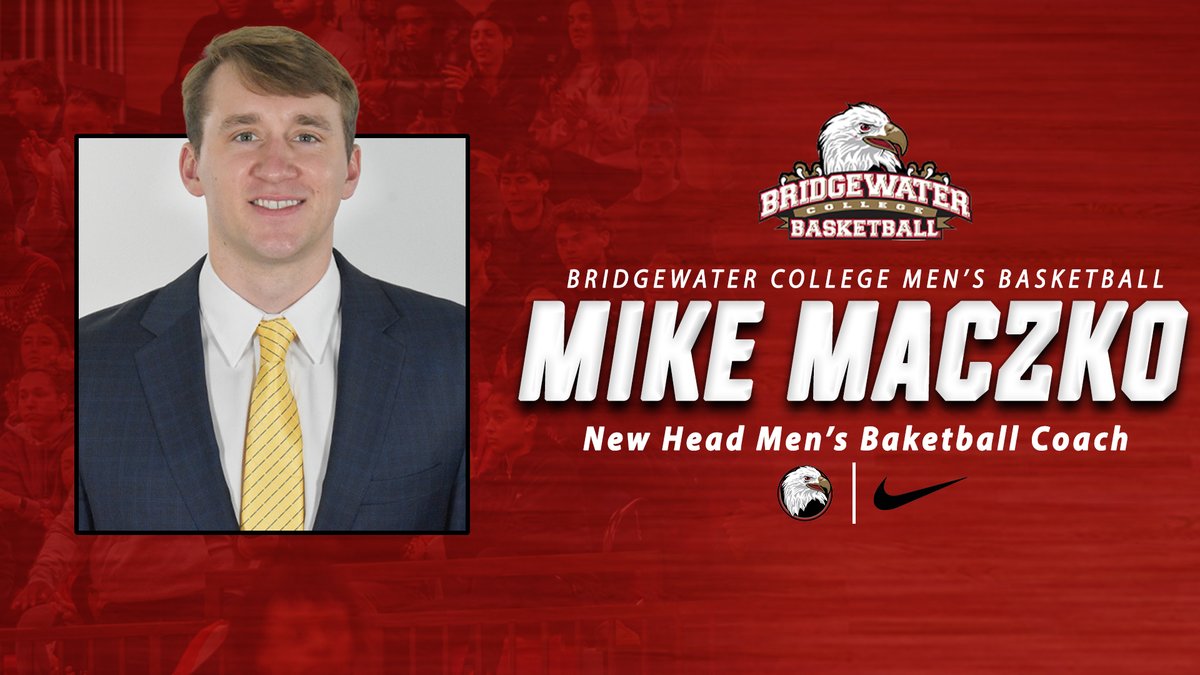 𝘽𝙍𝙀𝘼𝙆𝙄𝙉𝙂 𝙉𝙀𝙒𝙎❗️ Mike Maczko will become the next head coach of @BridgewaterMBB. An introductory press conference is scheduled for 1 pm tomorrow, in the FLC's Great Room #BleedCrimson #GoForGold 🔗 tinyurl.com/yvfu3x9y