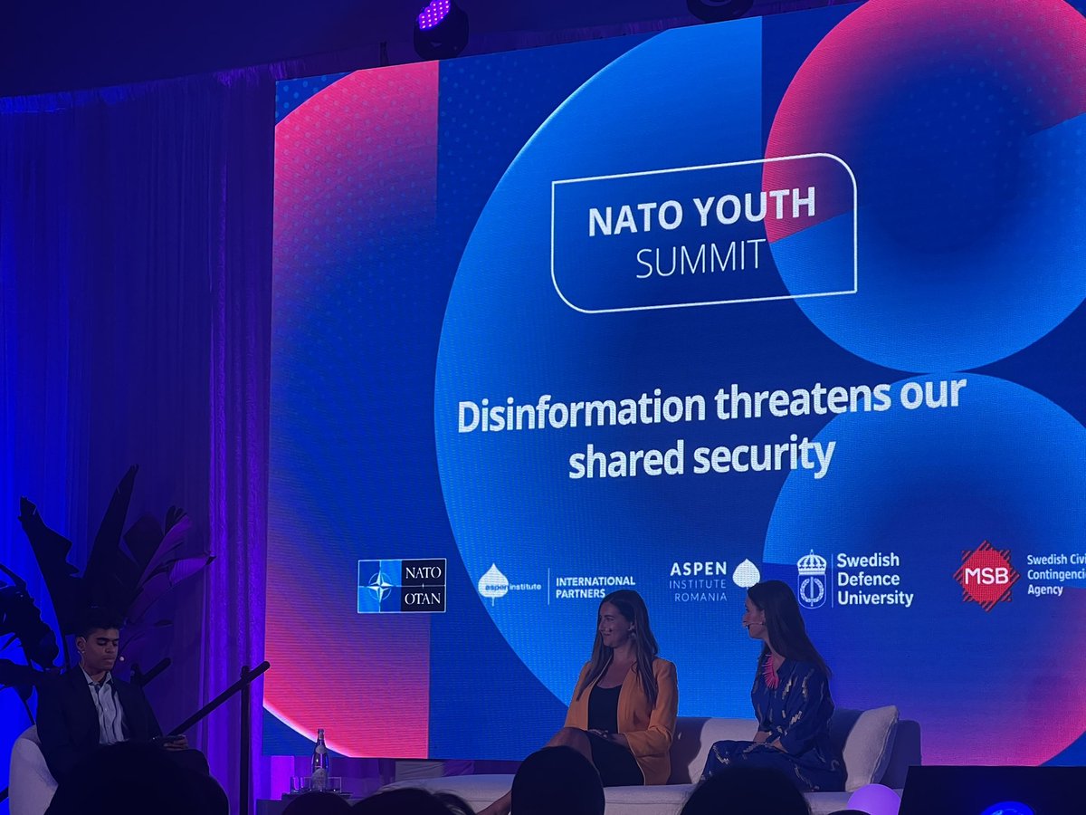 Great panel at the #NATOYouthSummit in Miami where Olga Belogolova from Johns Hopkins SAIS discussed some of the risks with the discourse on disinformation which could ultimately lead to bad policy decisions if overstated or misunderstood/misrepresented.