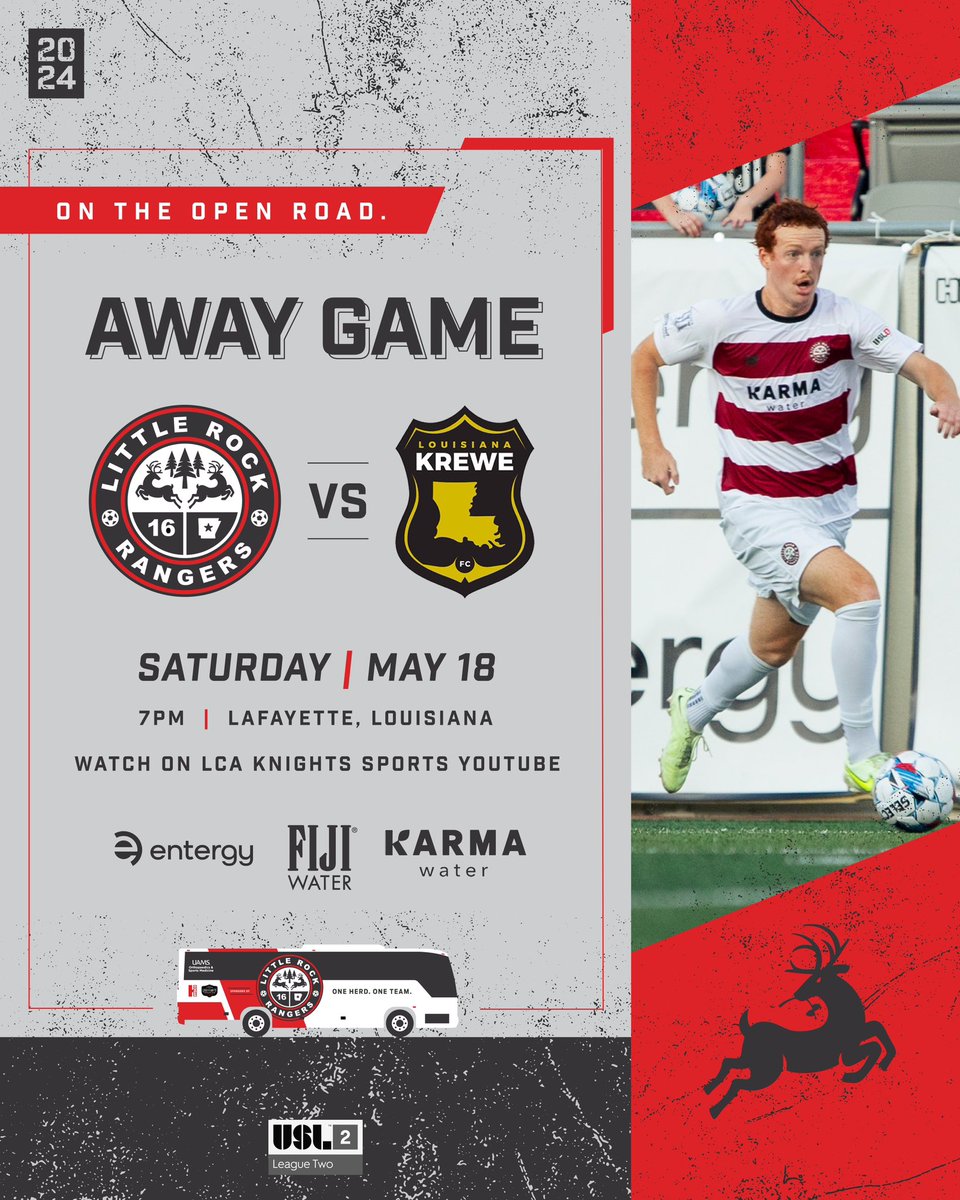 On the road for the first time this season! We travel to Louisiana this Saturday for matchday ✌️!

#lrrangers x #path2pro