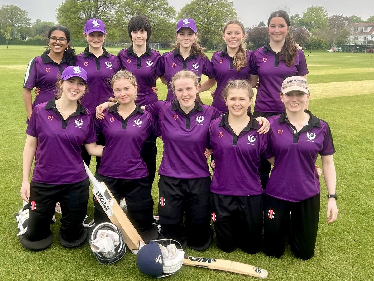 Our Girls 1st XI bow out of the @schoolsportmag U18 cup after losing to The Leys today. Good luck to @LeysCricket in the next round! Still plenty of cricket left this season for the girls!