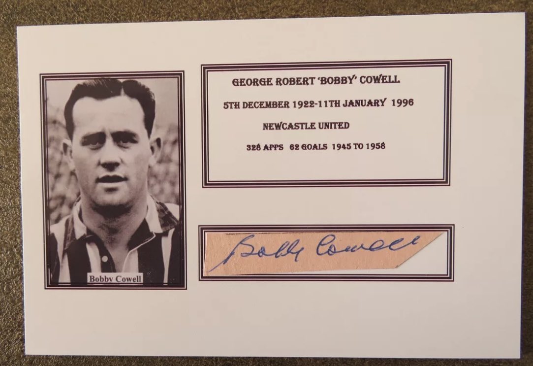 Came across this on eBay tonight, nice to see Bob’s career was extended to 1958 along with scoring 62 goals for the toon 🤣🤣 legend scored more than Callum Wilson 👍🏻