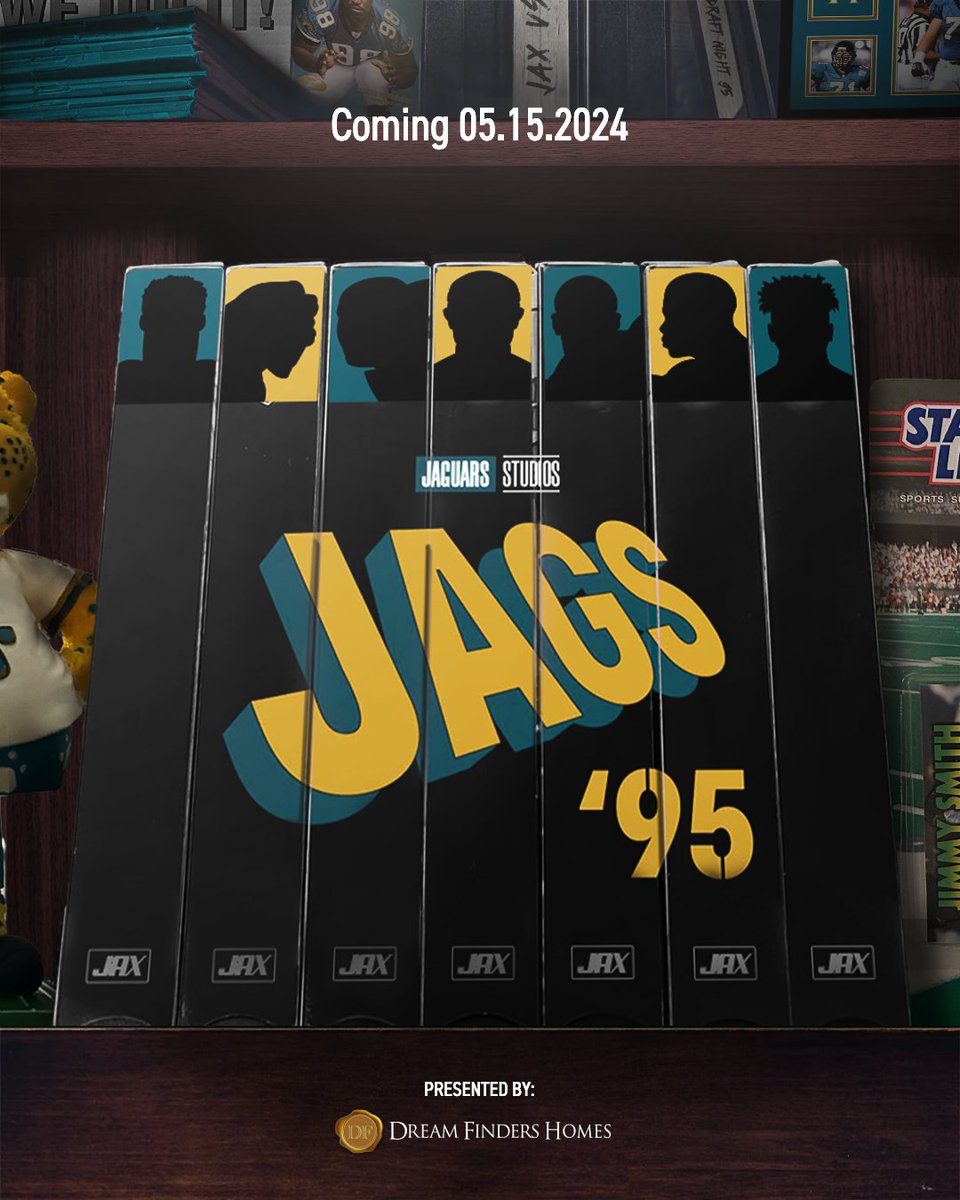 Jaguars's tweet photo. Dust off those VHS players...

@Dream_Finders | 📺: 8pm on NFL Network https://t.co/a9D3DDOxFx