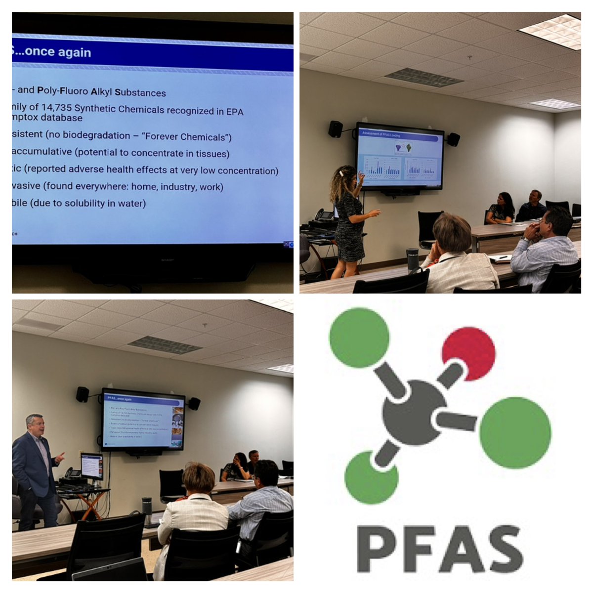 🙌 Excited to see @Black_Veatch PhDs leading the charge in addressing #PFAS regulations and ensuring safe water for all! @ Southeast Florida Utility Council. Good research & innovative solutions are crucial in safeguarding our environment and public health! #WaterResilience💧