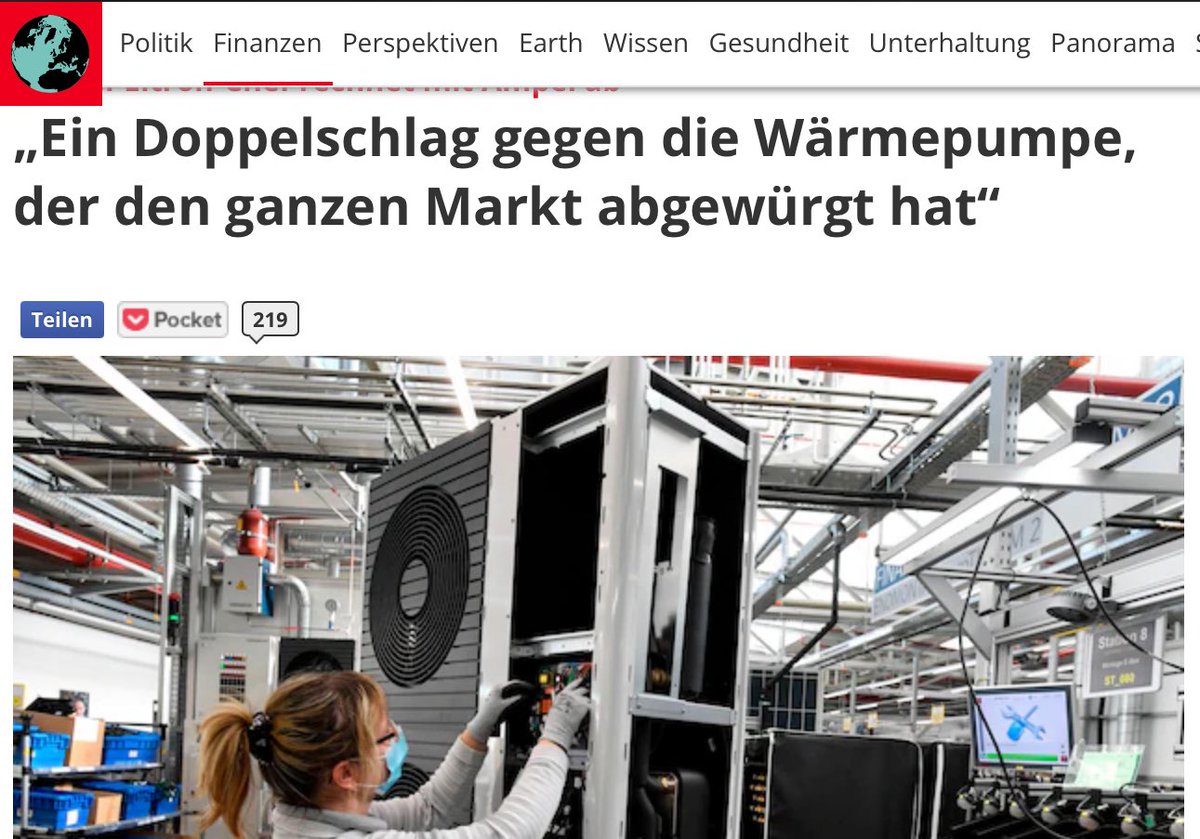 #Habecks Doppelschlag gegen die Wärmewende. #Gruene können halt Bullerbü aber keine Realpolitik. 
Link: focus.de/finanzen/news/…