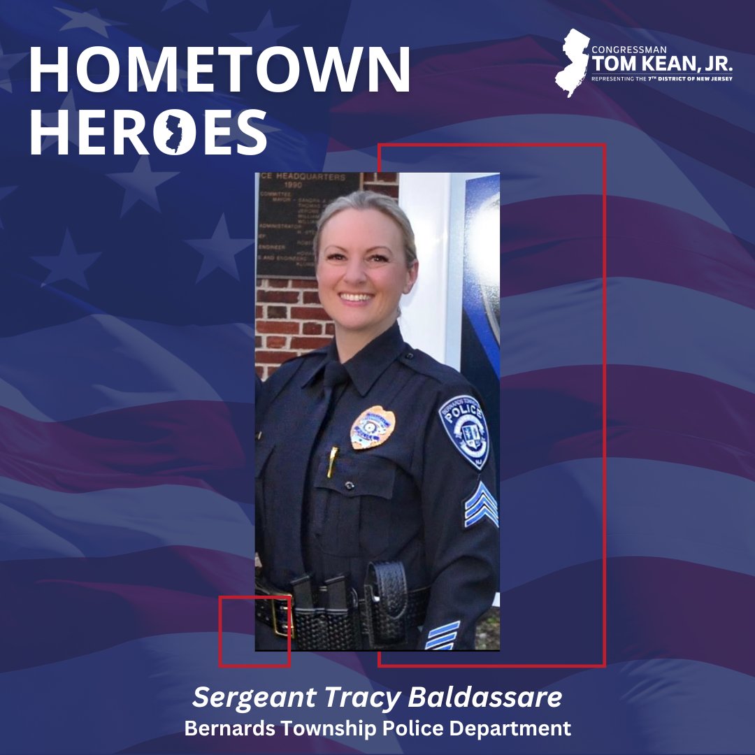 I am excited to announce my first Law Enforcement Hometown Hero Initiative, honoring local law enforcement officers in #NJ07. Every week, I will be highlighting a hero who was nominated by their supervisors and chiefs from their respective agencies. Today, I am honoring Sergeant…