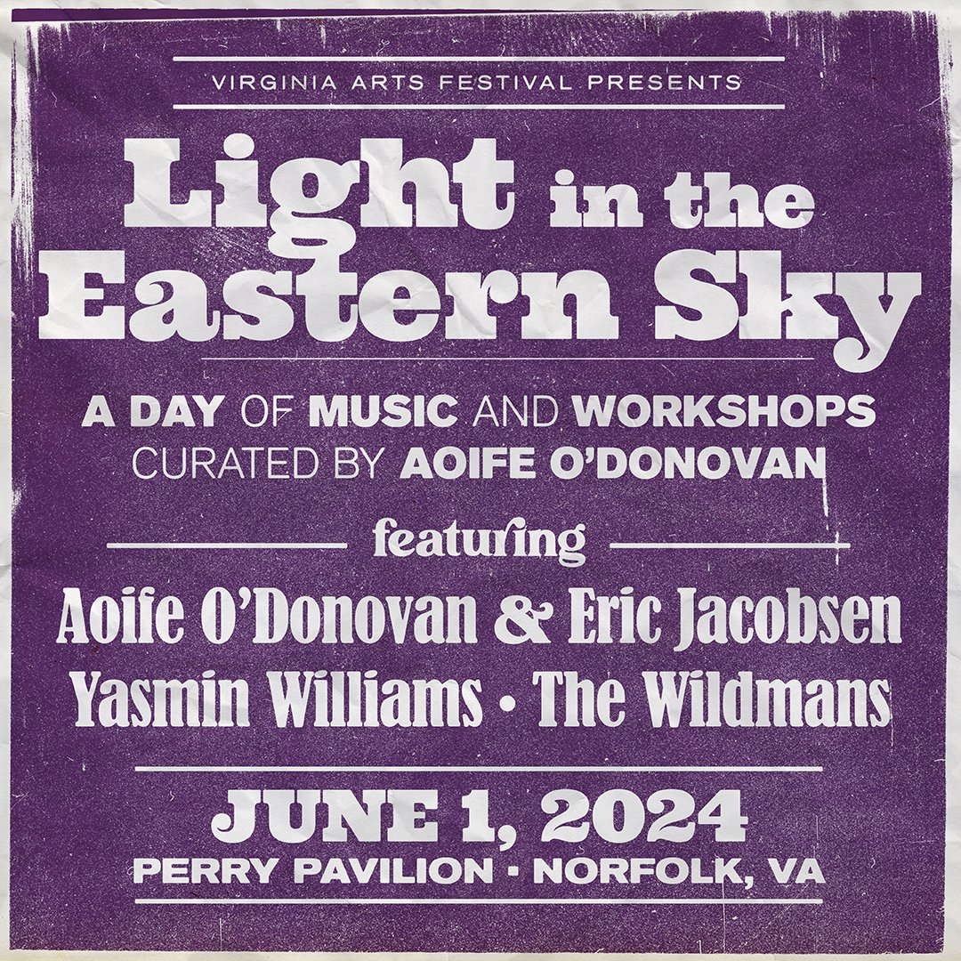 Less than a month out from Light in the Eastern Sky presented by the @VaArtsFest. Along with special performances and workshops by the wonderful @guitar_yaz, @EJacobsenMusic & The Wildmans, we’ve got food trucks, live screen printing, and a local market!!! I am beyond excited 💜