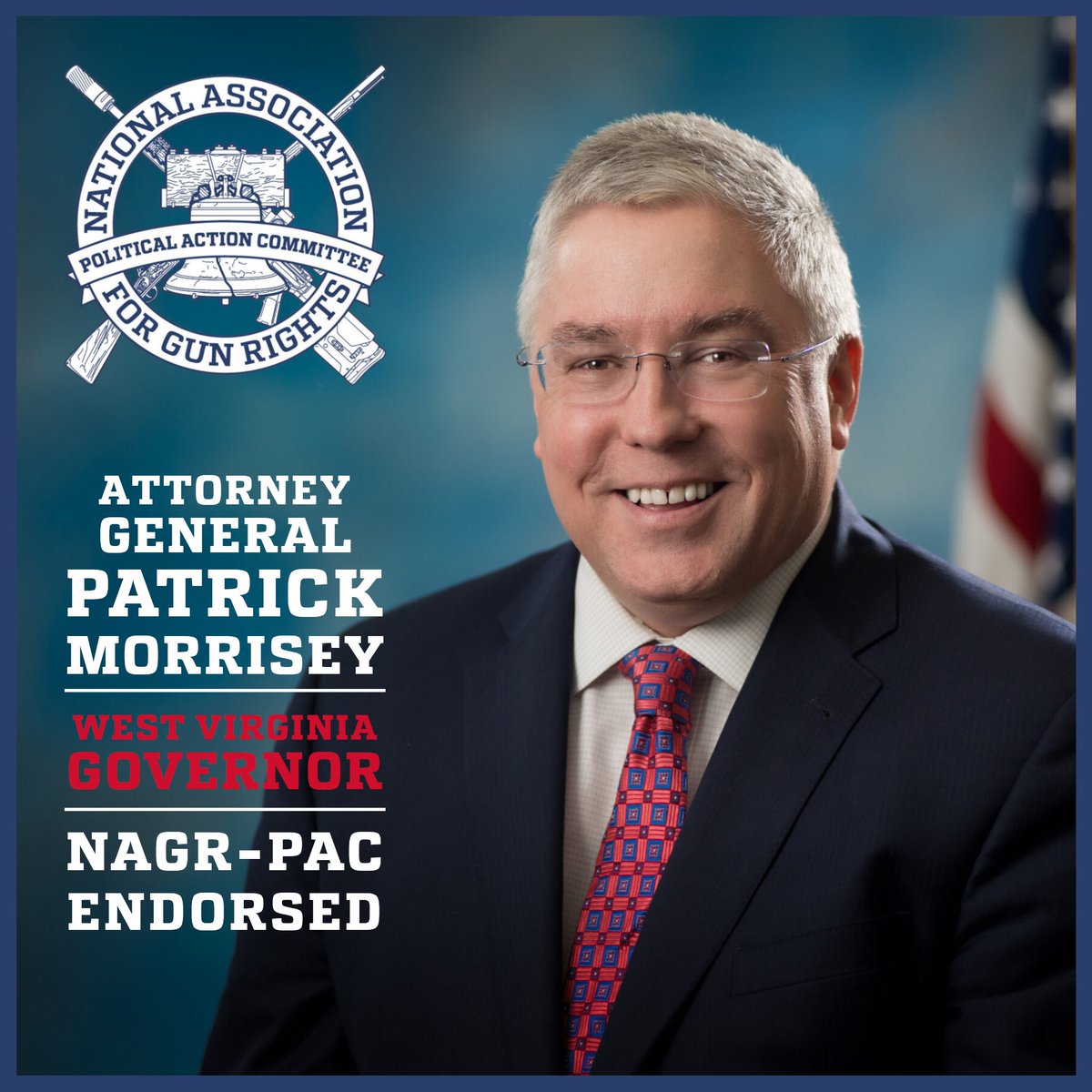 West Virginia needs a leader who stands firm on the Second Amendment. @MorriseyWV has a proven track record of defending our gun rights as Attorney General. By returning his NAGR Survey 100% he has pledged that as Governor, he'll ensure our right to bear arms remains protected.