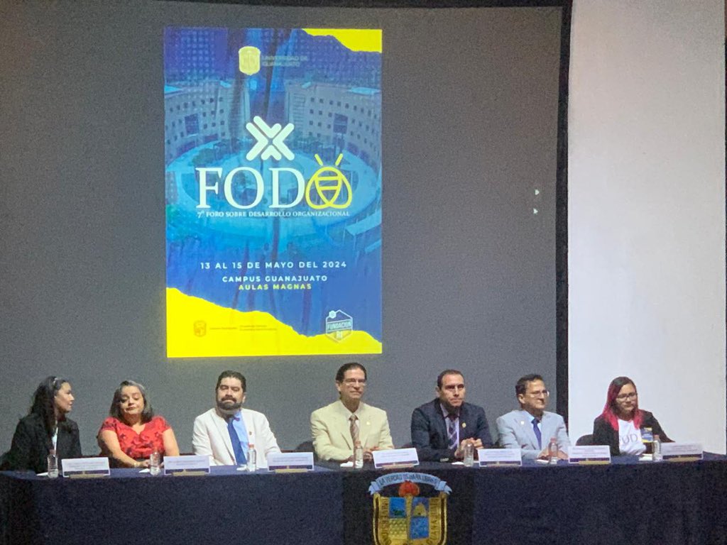 7° FODO (FORO SOBRE DESARROLLO ORGANIZACIONAL). En donde tuvimos la oportunidad de participar en el acta de colaboración Inter universitaria, Así mismo , nuestro presidente el Dr. Javier González Durand participo como ponente en el Seminario Análisis en Estudios Organizacionales.