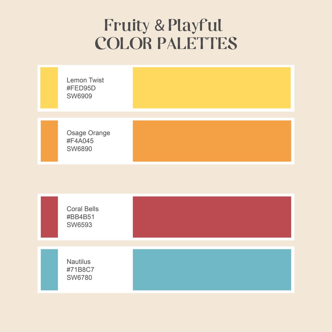 Which one for these playful fruity inspired color combos do you prefer?
#RandyAndBeth #DaltonWade #FloridaRealtors #HereToHelp #HelpfulAgents #ThisIsUs