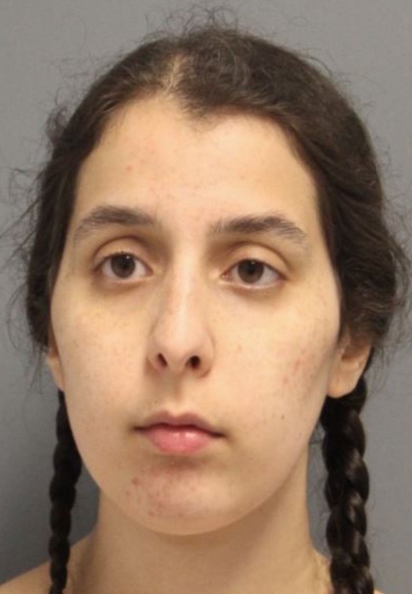 University of Delaware student, Jenna Kandeel,23, charged with Hate Crime after witnesses said she damaged 10 flags at campus Holocaust Memorial & spit on them. Witnesses told police she said “The Holocaust should have happened.” She has been banned from @UDelaware campus. 1/2