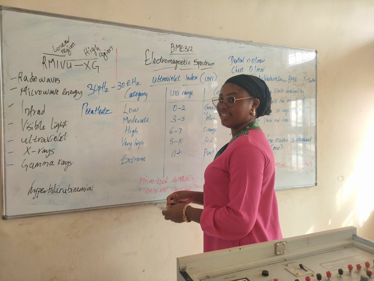 AchieversUniBME's tweet image. It was an exciting moment as @Rayoola9, a new lecturer in our department, took her first class in Biomedical Radiation with @AtoyebiLab

She graduated from our department some years ago. Returning to us shows that we have confidence in our products

We are proud of our graduates!