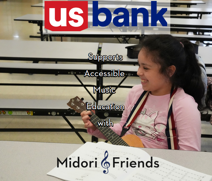 Many thanks to <a href="/usbank/">U.S. Bank</a> for its support of Midori &amp; Friends! This year we received $35,000 to support our music education programs and inaugural Step to the Beat 4K. Thank you U.S. Bank for helping us make music accessible for all!

#CommunityPossible #USBank #USBankLife