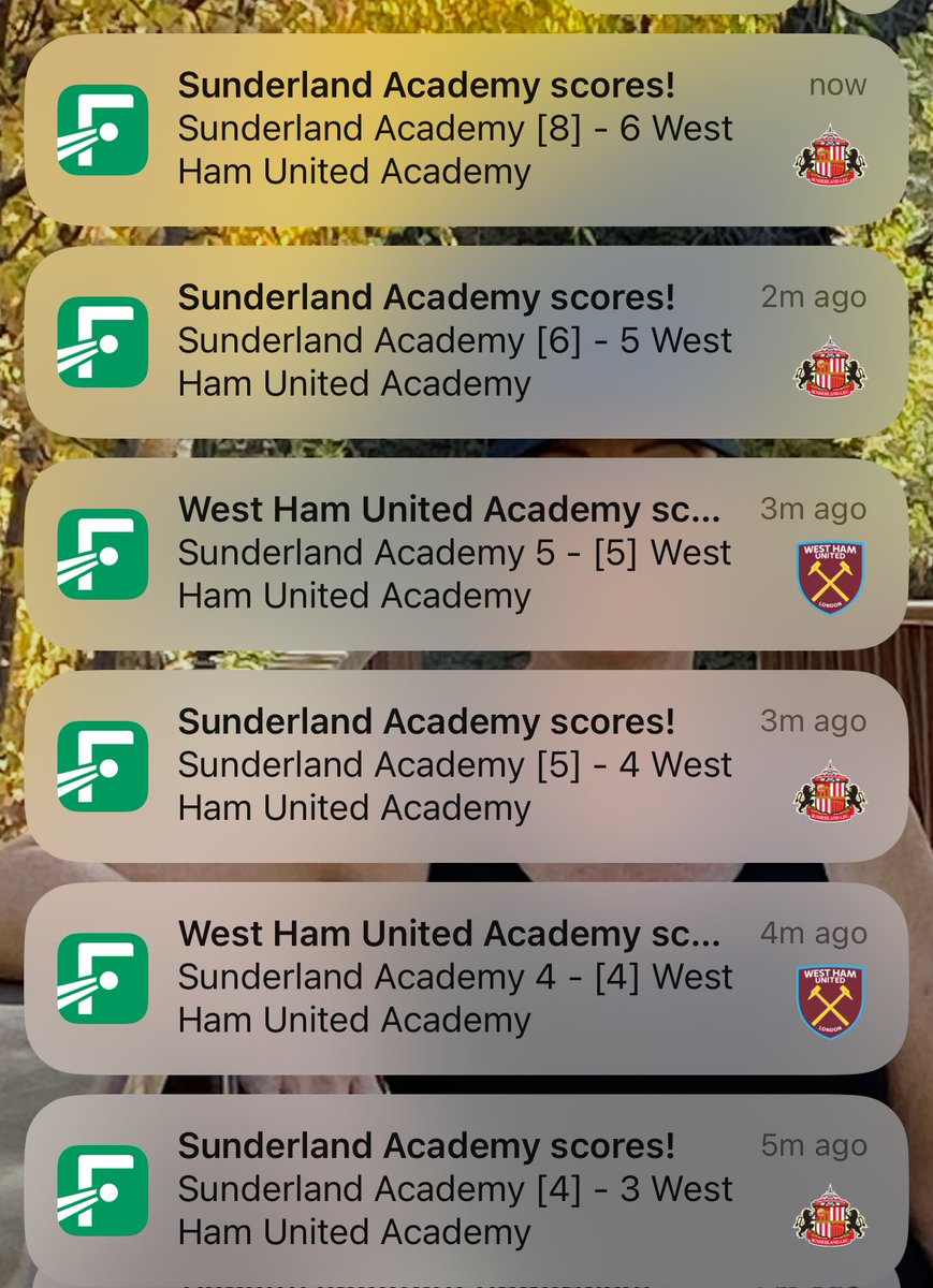 FotMob had me convinced @SunderlandAFC Academy match was drunk. 
Didn’t see the part about penalties.