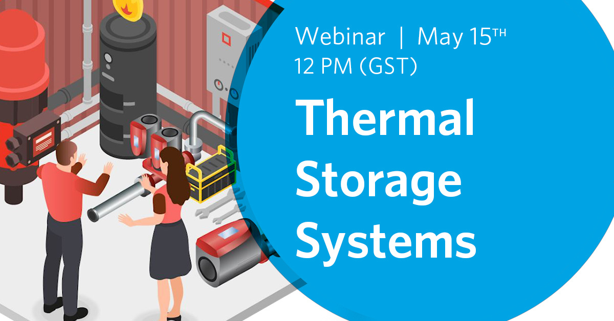 Join us for our webinar on Thermal Storage systems, May 15th at 12 PM GST. We'll explain how Thermal Storage systems can help to reduce the carbon footprint of your building. Get your questions ready and register today: bit.ly/3QFE51l