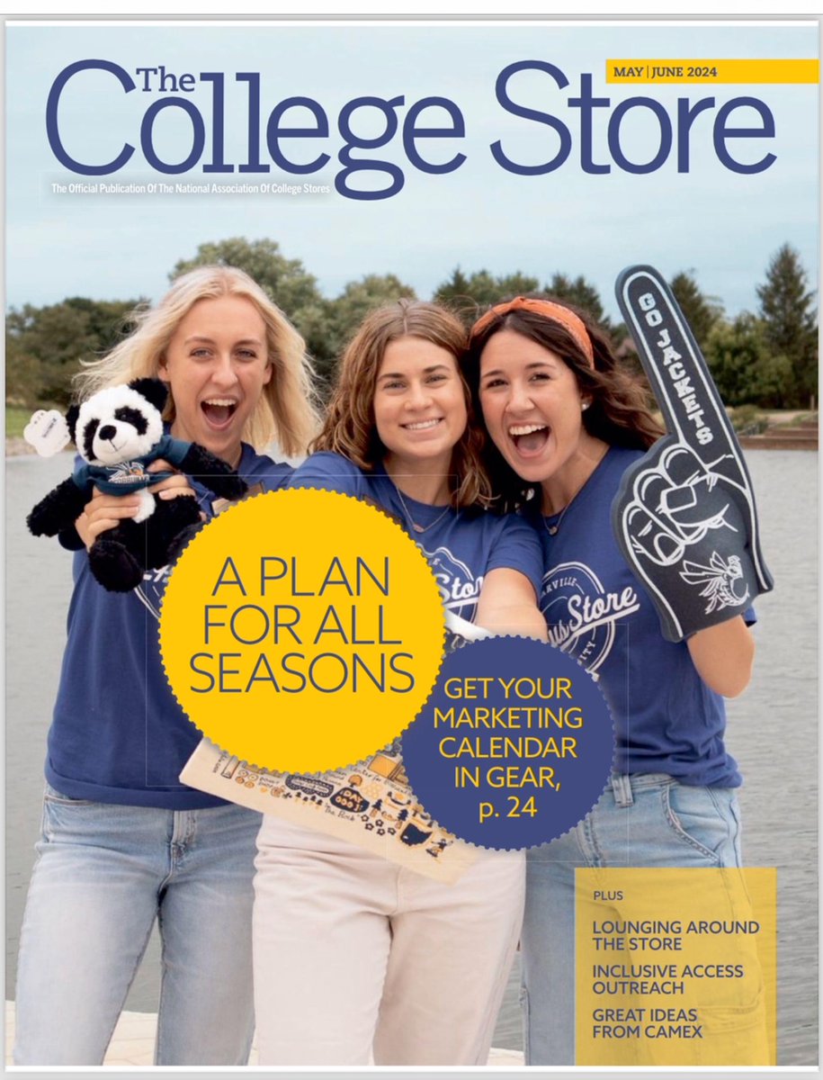 Whether it's academic programs, campus life, or exceptional faculty members, quality is stamped all over @Cedarville University. A recent example is the work of the Campus Store, which is featured on The College Store magazine cover.